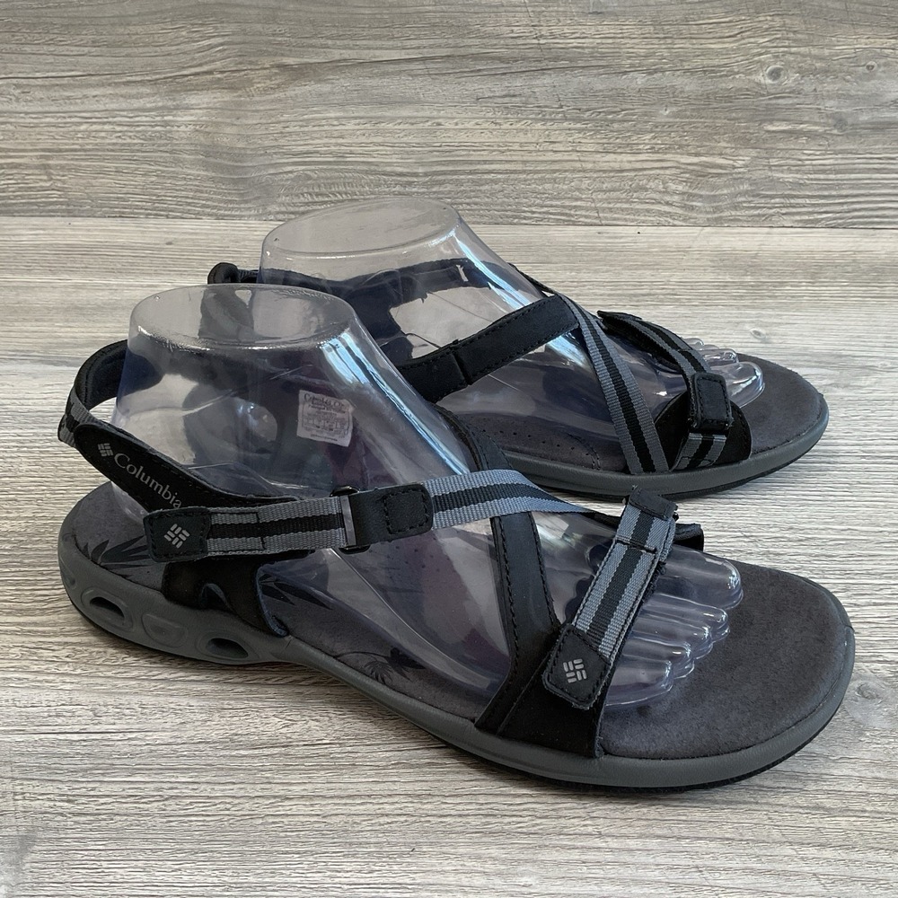 Columbia Women's Hiking Sandals Gray Outdoor Nature Comfort YL5270-010 Size 9 M